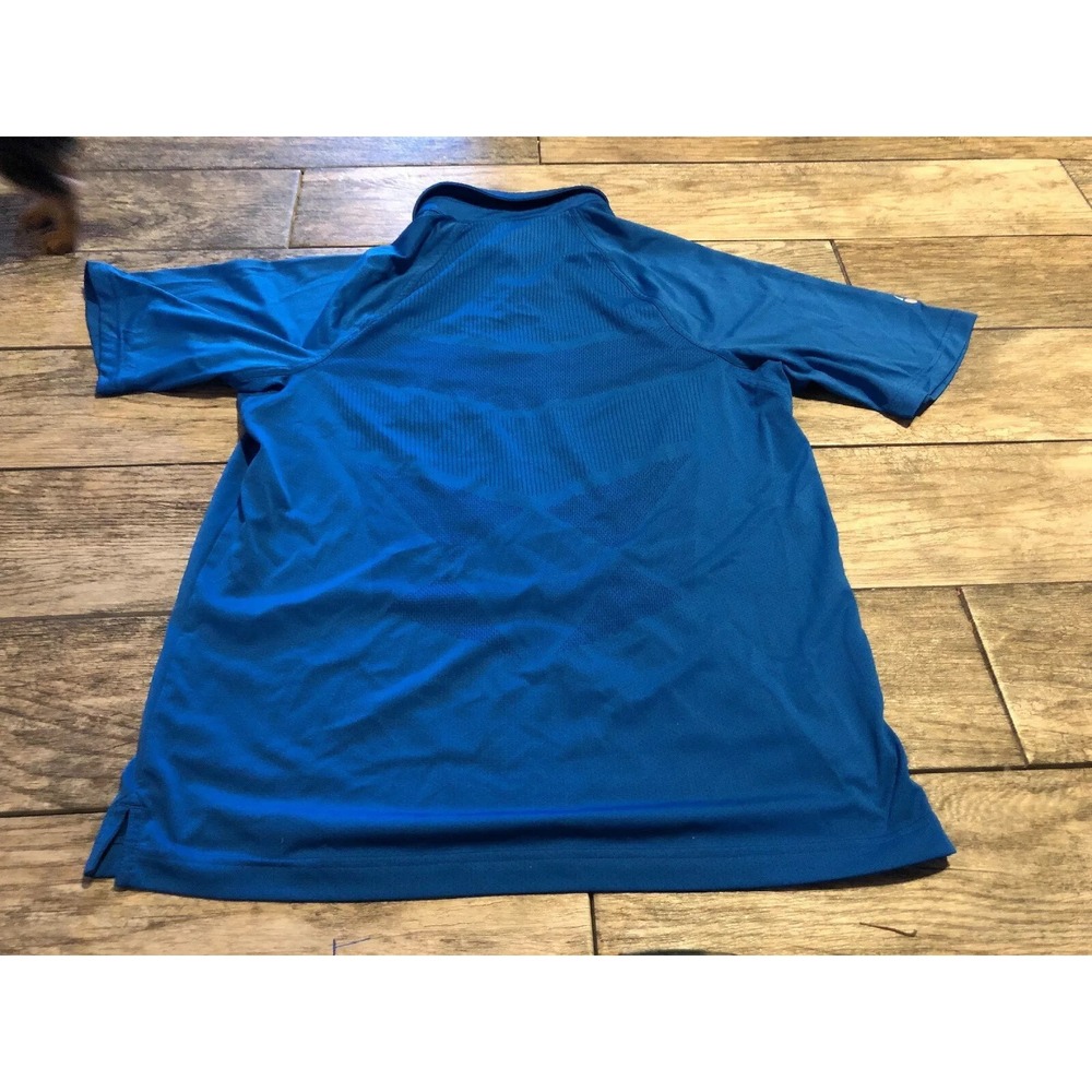 Alaskan Hardgear Duluth Trading Co. Mens Sz Medium Blue Polo Shirt Short Sleeve - Picture 4 of 5